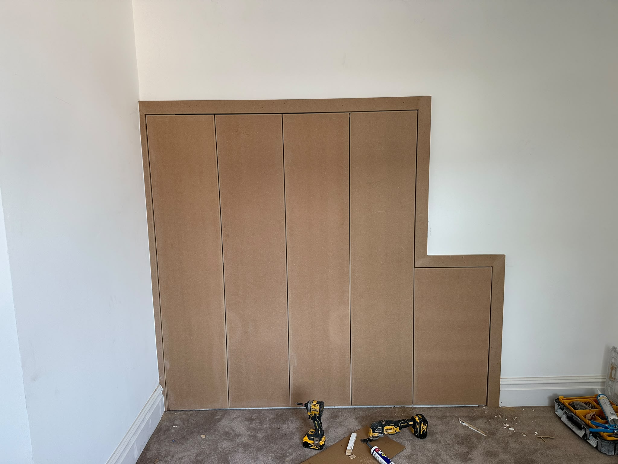 Bespoke MDF wall panelling